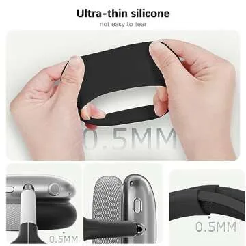 AIRSPO Silicone Case for AirPods Max - Protective Cover