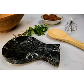 Radicaln Marble Spoon Rest 8" Kitchen Utensil Holder