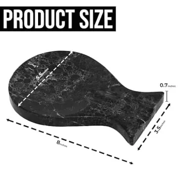 Radicaln Marble Spoon Rest 8" Kitchen Utensil Holder