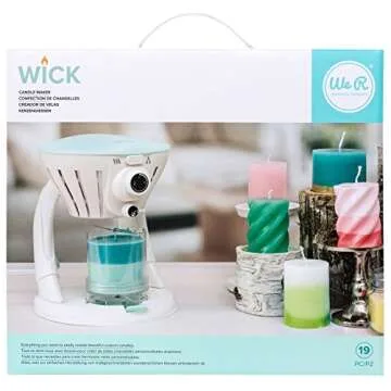 Candle Making Kit with Wax, Wicks, Molds & Pigments