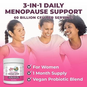 MaryRuth Organics Menopause Probiotics for Hormonal Balance