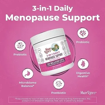 MaryRuth Organics Menopause Probiotics for Hormonal Balance