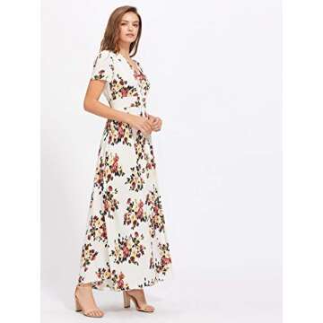 Floral Print Maxi Dress for Stylish Women