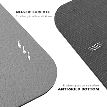 Eco-Friendly Yoga Mat Non-Slip, Perfect for Home Workouts