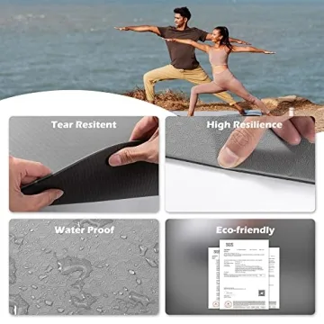 Eco-Friendly Yoga Mat Non-Slip, Perfect for Home Workouts