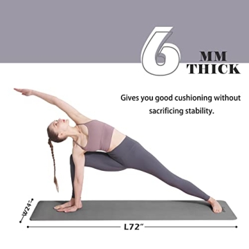 Eco-Friendly Yoga Mat Non-Slip, Perfect for Home Workouts