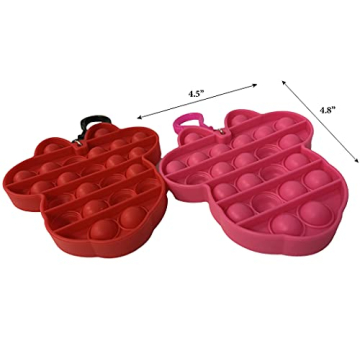 Minnie Mouse Pop It Keychain Fidget Toy Pack for Kids
