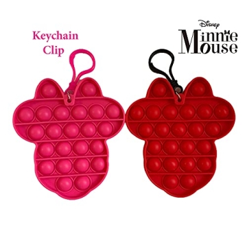 Minnie Mouse Pop It Keychain Fidget Toy Pack for Kids