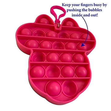 Minnie Mouse Pop It Keychain Fidget Toy Pack for Kids