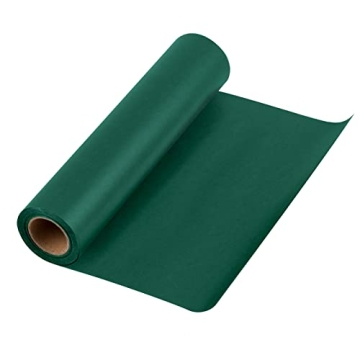 RUSPEPA Green Kraft Paper Roll - Eco-Friendly 12" x 100' for Crafts & Wrapping