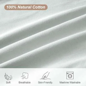 david's kids 3 Pack 100% Cotton Baby Sleep Sack 6-12 Months, Soft Baby Wearable Blankets with 2-Way Zipper, Comfy Sleeping Bags for Infant Newborn Boys Girls Neutral, Medium Size, White & Grey & Blue