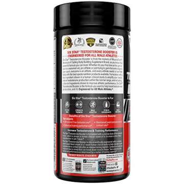 Six Star Testosterone Booster for Men | Muscle Growth & Energy