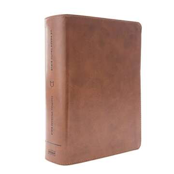 CSB He Reads Truth Bible, Saddle LeatherTouch, Journaling