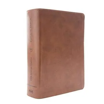 CSB He Reads Truth Bible, Saddle LeatherTouch, Journaling