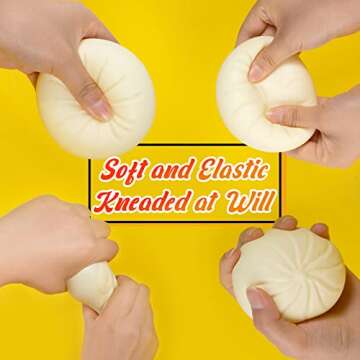 Dumpling Stress Ball for Fun and Anxiety Relief
