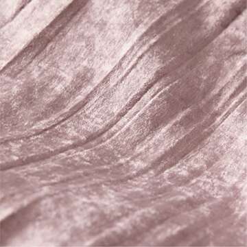 Bedsure Velvet Duvet Cover Set - Luxurious, Glossy King Size Duvet Cover Set, Pink Duvet Cover King Size with 2 Pillow Shams (Petal Pink, King, 104 x 90 inches)