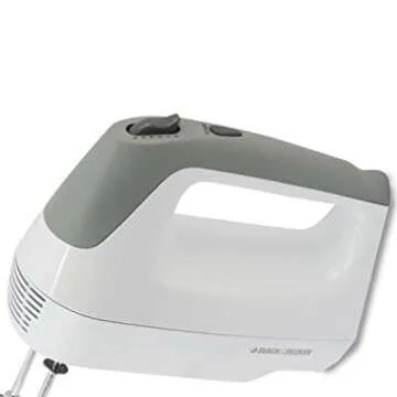 BLACK+DECKER Lightweight Hand Mixer, White, MX1500W