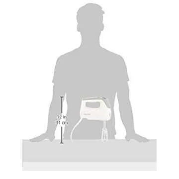 BLACK+DECKER Lightweight Hand Mixer, White, MX1500W