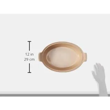 Le Creuset 4-Quart Stoneware Oval Casserole in Cerise