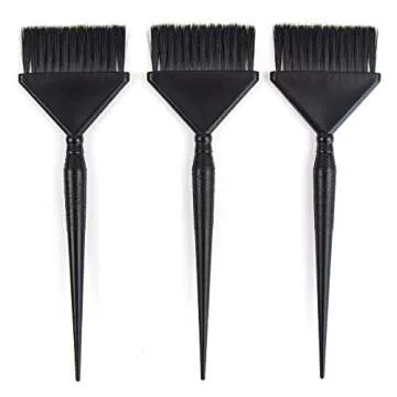 3 Extra Wide Hair Dye Brushes for Easy Application