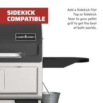 Camp Chef Woodwind Pro 24 Grill - Pellet Grill & Smoker for Outdoor Cooking - Comes with WIFI Connectivity - Sidekick Compatible - 811 Sq In Total Rack Surface Area