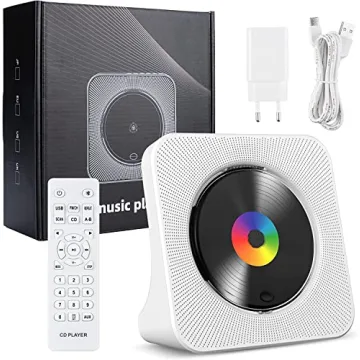 Gueray Portable Bluetooth CD Player with Speakers