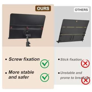Portable Folding Music Stand for Sheet Music and More