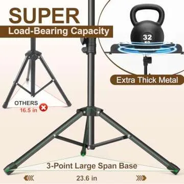 Portable Folding Music Stand for Sheet Music and More