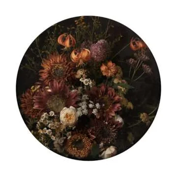 Van Gogh Floral PopGrip with Swappable Top for Versatile Use