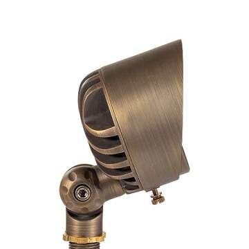 VOLT Color Changing RGBW LED Brass Spotlight with Remote