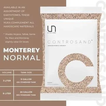Ultum Nature Systems Controsand Monterey Aquarium Gravel (3L) - Small Pebbles for Fish Tank - Planted Aquarium Rocks - Fish Tank Substrate - Aquarium Pebbles - Versatile Fish Tank Stones