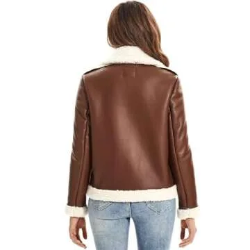 Stylish DIASHINY Faux Fur Lined Winter Jacket for Women