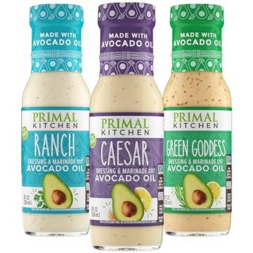 Primal Kitchen Creamy Salad Dressing Variety Pack - 3 Dressings