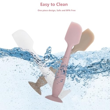 3-Pack Baby Diaper Cream Spatula - Baby Diaper Rash Cream Applicator for Butt Paste Diaper Cream - Diaper Cream Brush for Newborn Baby Essentials (grey, pink, white)