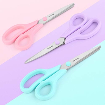 Buy iBayam 8" All Purpose Scissors 3-Pack for Crafting