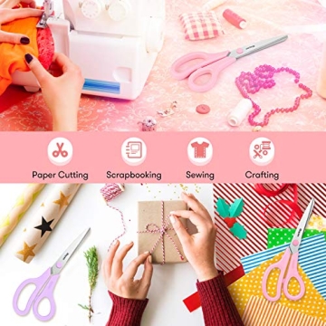 Buy iBayam 8" All Purpose Scissors 3-Pack for Crafting