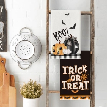 Cute Halloween Kitchen Towels Set of 4 by Artoid Mode