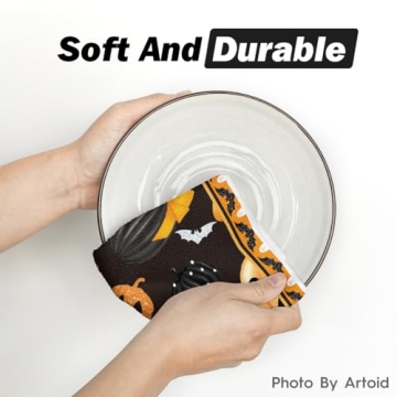 Cute Halloween Kitchen Towels Set of 4 by Artoid Mode