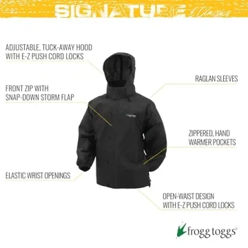 FROGG TOGGS Men's Classic Pro Action Rain Jacket