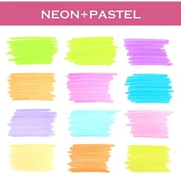 Colorful WRITECH Retractable Highlighters - No Bleed & Easy Use