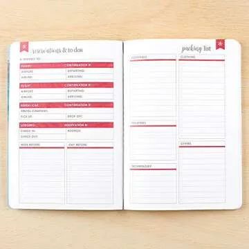 Erin Condren Designer Petite Planner - Travel Petite Planner, Includes Flight Schedule Details, Packing List by Category, Journaling for Experiences, and Spending 5.7x8.25