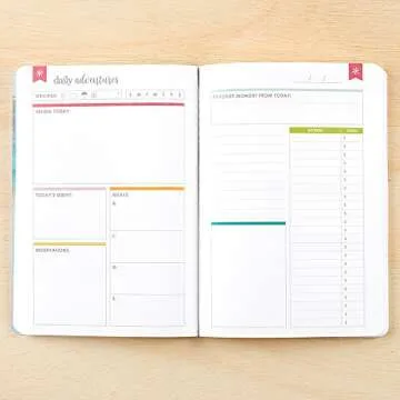 Erin Condren Designer Petite Planner - Travel Petite Planner, Includes Flight Schedule Details, Packing List by Category, Journaling for Experiences, and Spending 5.7x8.25