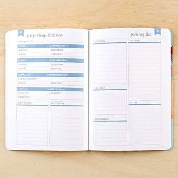 Erin Condren Designer Petite Planner - Travel Petite Planner, Includes Flight Schedule Details, Packing List by Category, Journaling for Experiences, and Spending 5.7x8.25