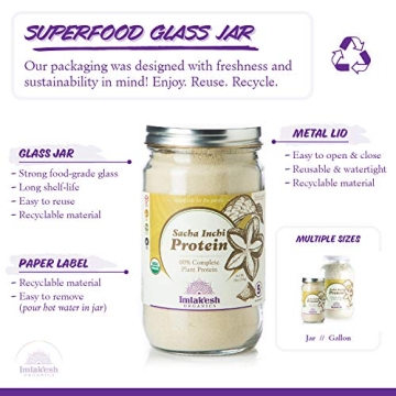 Imlak’esh Sacha Inchi Protein - Organic Vegan Protein Powder