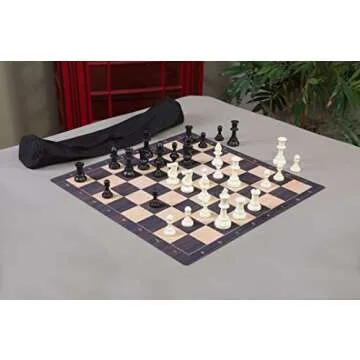World's Greatest Chess Set by House of Staunton - Macassar Ebony