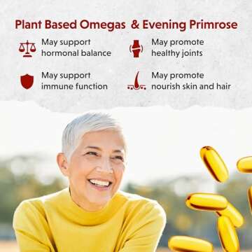 Barlean's Essential Woman Capsules, Hormonal Balance Supplement for Women, Flaxseed, Evening Primrose Oil and Soy Isoflavones, Omega 3 6 9 and GLA, 120 Count