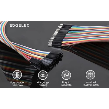 EDGELEC 120pcs Jumper Wires for Electronics Projects