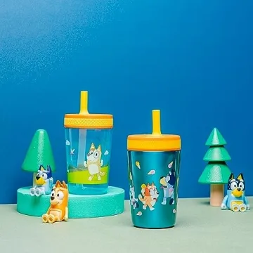Zak Designs Bluey Tumblers - Fun, Safe, and Leak-Proof!
