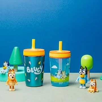 Zak Designs Bluey Tumblers - Fun, Safe, and Leak-Proof!