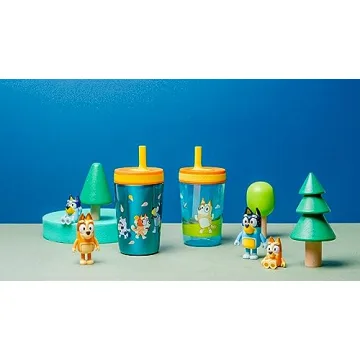 Zak Designs Bluey Tumblers - Fun, Safe, and Leak-Proof!